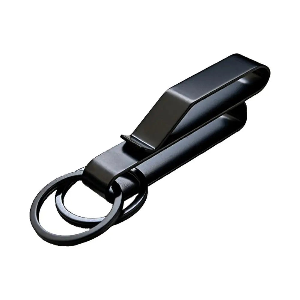 Stainless Steel Belt Hook Carabiner Car Keychain Belt Hanger Bottle Hook Camp Water Holder Tactical Outdoor EDC Buckle Tool