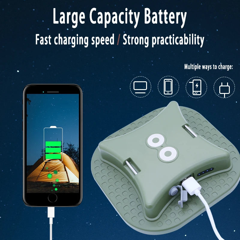 MOSLIGHTING Wiederaufladbare LED Camping Starke Licht Magnet Zoom Tragbare Taschenlampe Zelt Licht arbeits wartung beleuchtung 80W LED