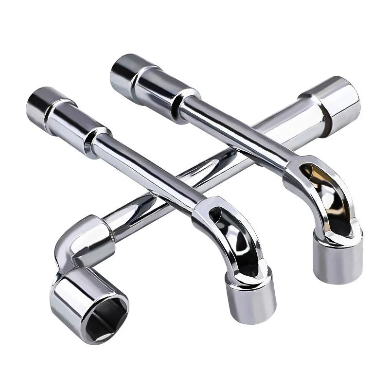 Hardware-Tools - Spiegellochschlüssel - L-förmiger Winkelsteckschlüssel - 7-förmiger Fräsmund-Handrohrschlüssel