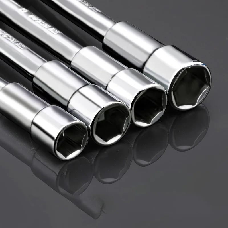 Hardware-Tools - Spiegellochschlüssel - L-förmiger Winkelsteckschlüssel - 7-förmiger Fräsmund-Handrohrschlüssel