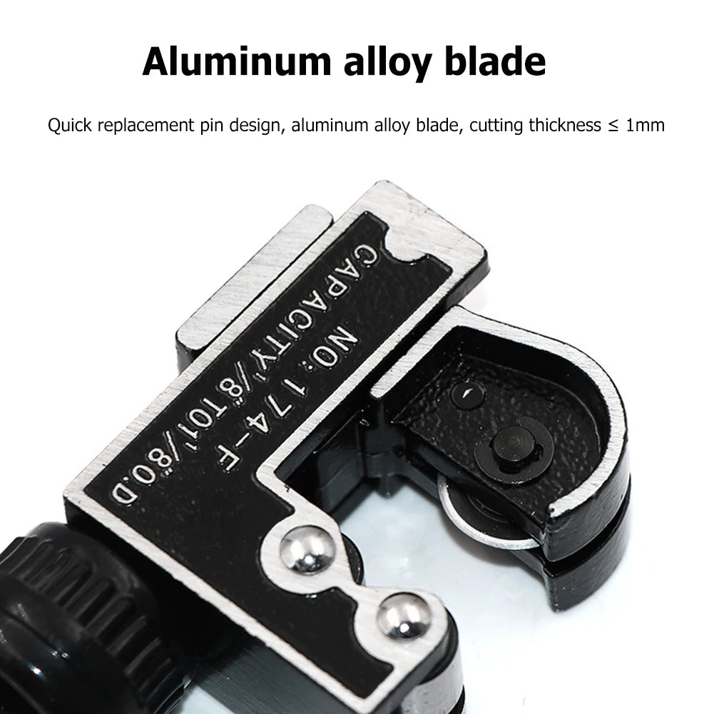 MINIATUR-HANDBUCH-KUPFERROHRSCHNEIDER HEISE 3-28 MM 1/8" bis 1-1/8" Stahl und Aluminium C Schneidwerkzeug Mini Metall Kleinschneider Zugang