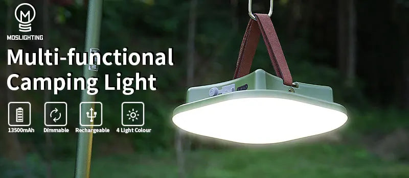 MOSLIGHTING Wiederaufladbare LED Camping Starke Licht Magnet Zoom Tragbare Taschenlampe Zelt Licht arbeits wartung beleuchtung 80W LED