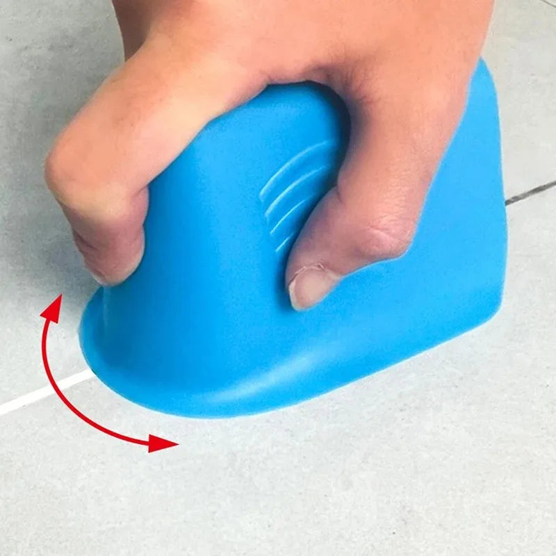 Outil de finition de calfeutrage Scellant pour sol Grattoir lisse Finisseur de coulis de carrelage Outil à main pour coulis Accessoires de calfeutrage en polyuréthane