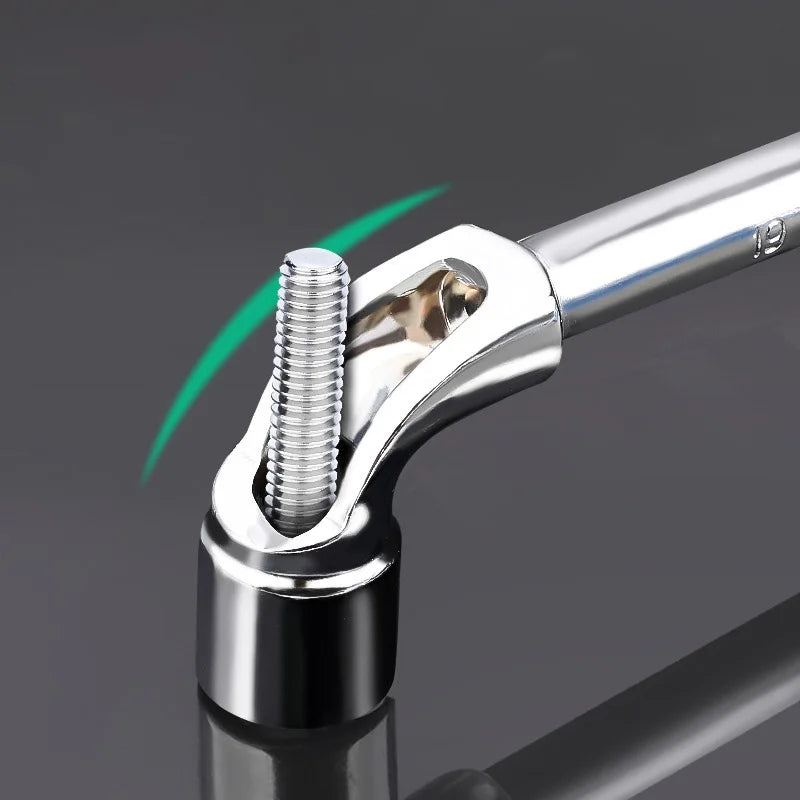 Hardware-Tools - Spiegellochschlüssel - L-förmiger Winkelsteckschlüssel - 7-förmiger Fräsmund-Handrohrschlüssel