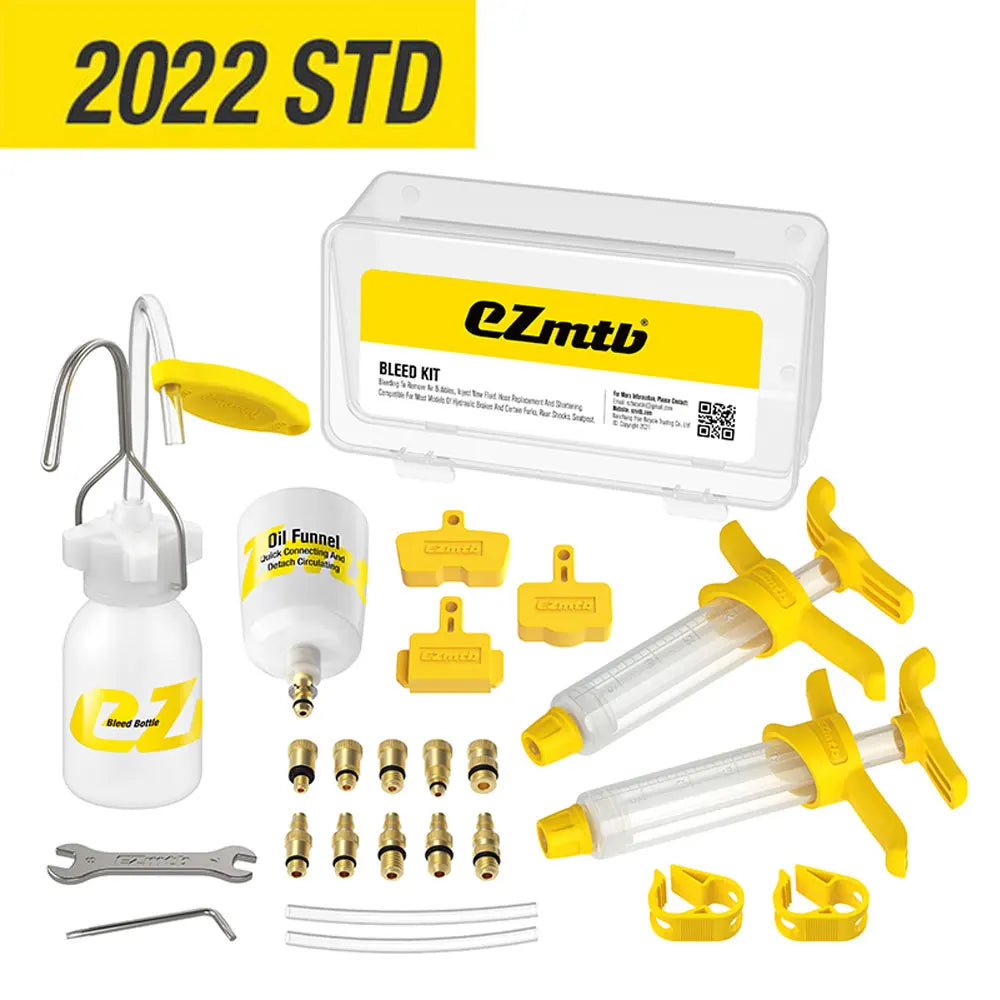 Kit de purge d'huile de frein à disque hydraulique de vélo Ezmtb, outils pour SRAM, SHIMANO, MAGURA, Avid, série VTT, outil de réparation de frein de vélo de route