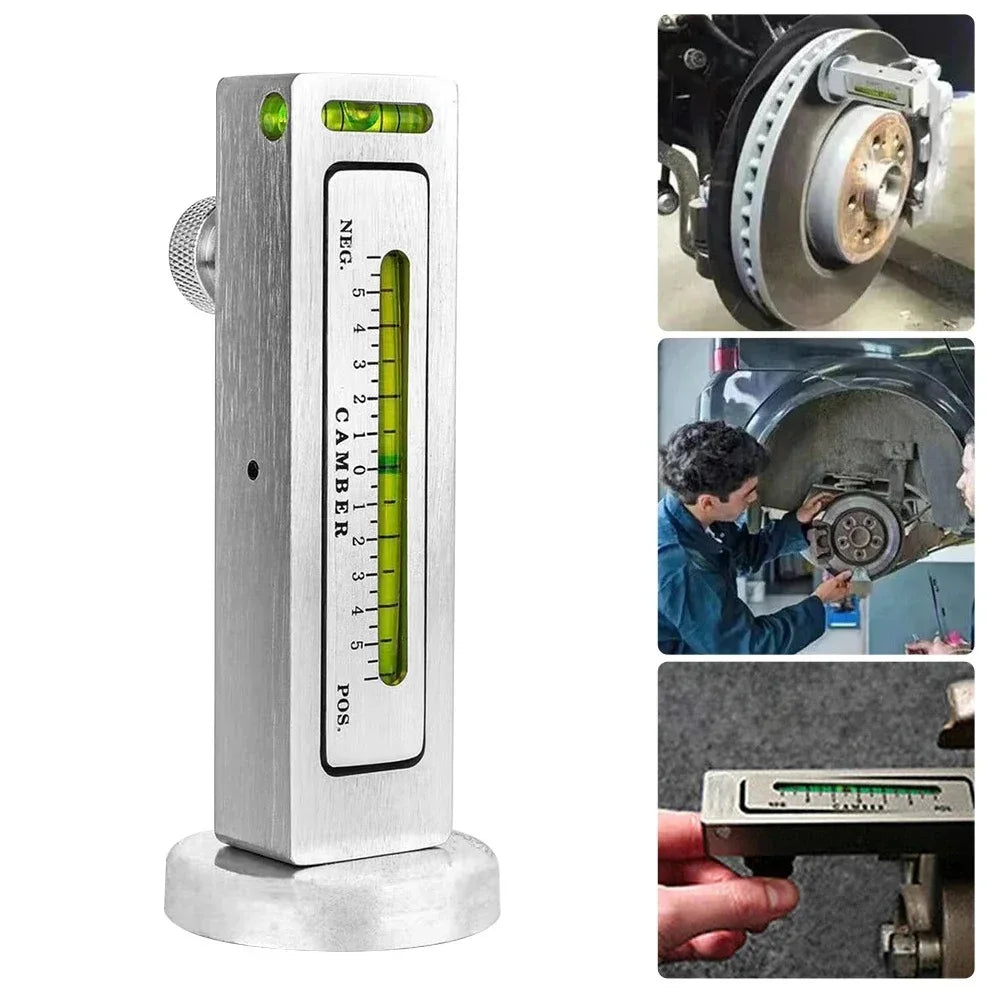 2024 Niveau magnétique de positionnement des quatre roues de l'automobile Réglage du carrossage Outil auxiliaire Niveau automobile