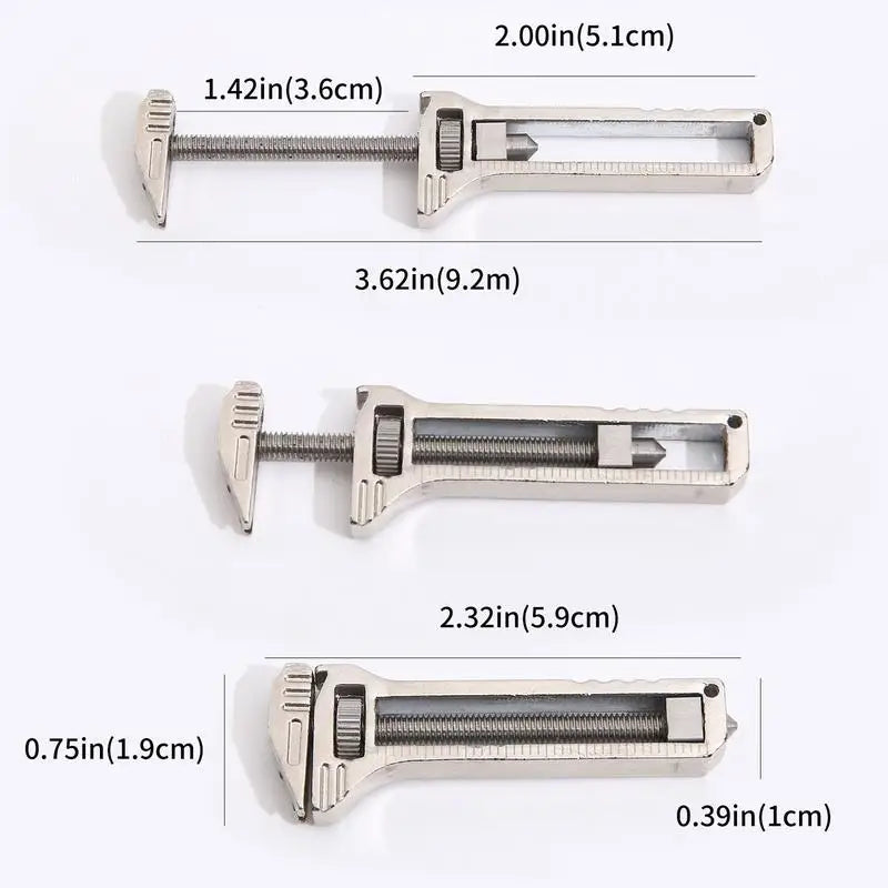 Compact wrench Titanium Multitool Universal Wrench Bottle Opener Keychain Repair Tool Accessories mini portable Titanium wrench