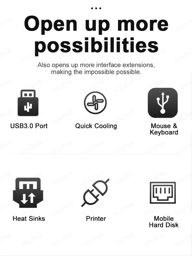 USB 3.0 HUB USB 2.0 HUB USB C HUB Type C HUB Multi Splitter High Speed 5Gbps For PC Computer Multiport USB A HUB Port 7 Ports