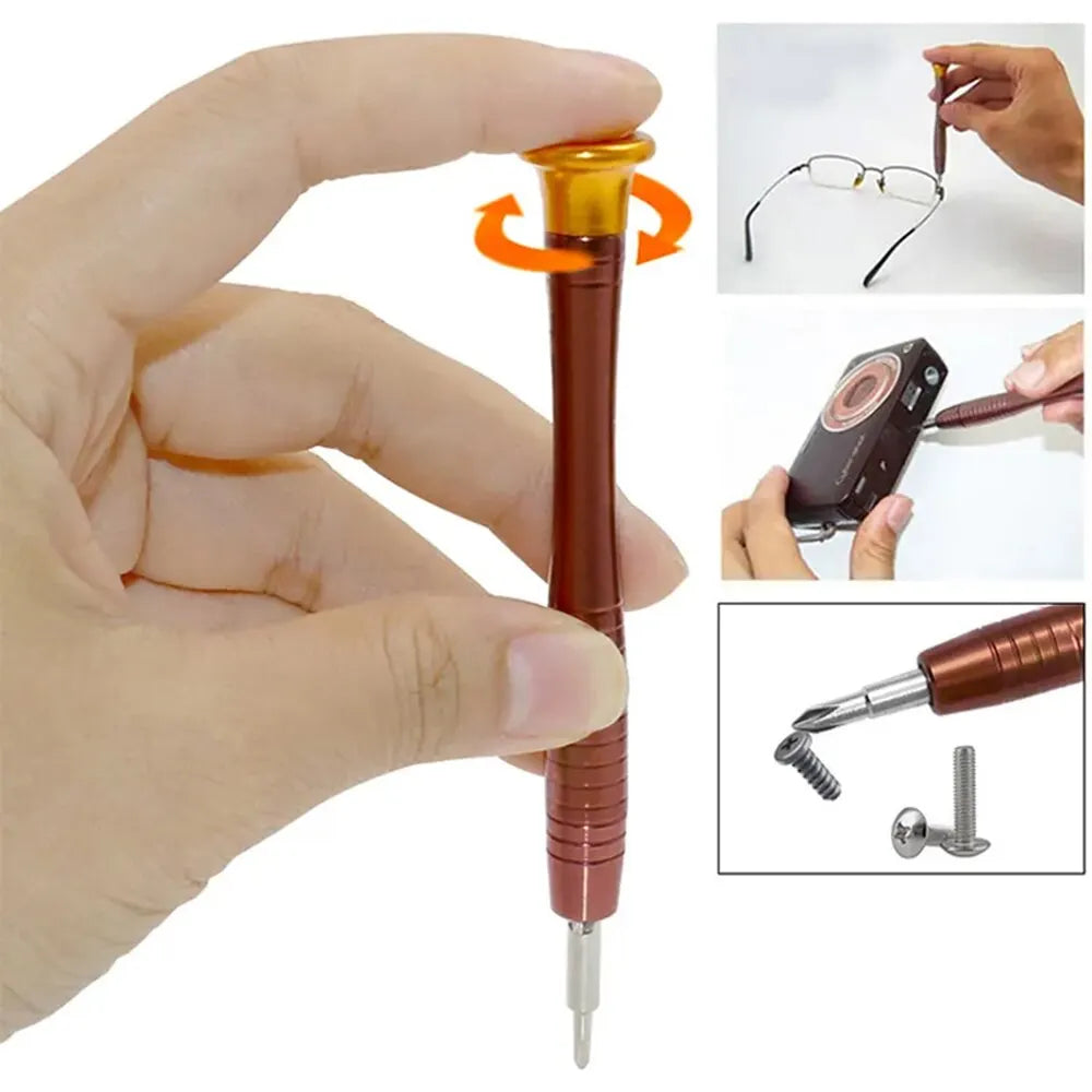 Mini-Präzisions-Schraubendreher-Set, 25-in-1, elektronischer Torx-Schraubendreher, Öffnungs- und Reparatur-Werkzeugsatz für iPhone, Kamera, Uhr, Tablet-PC