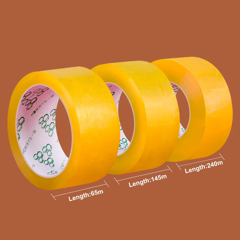 Yellow Carton Sealing Tape, Packing Tape, Moving Tape  Shipping Packaging Tape,Designed for Packing, Shipping and Mailing