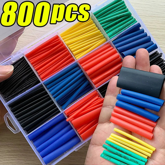 Heat-shrink Tubing Thermoresistant Tube Heat Shrink Wrapping Kit Electrical Connection Wire Cable Insulation Sleeved Protecter