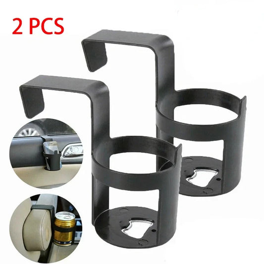 Car Drink Cup Holder Container Hook Window Door Mount Universal Durable Water Bottle Cup Stand for Auto Truck Interior Organizer