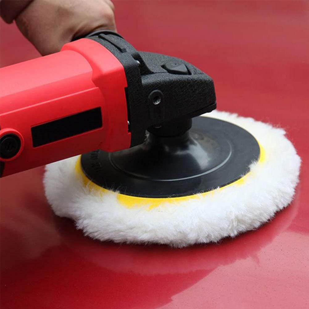 Universal Car Polish Pad 3/4inch For M10/M14 Soft Wool Machine Waxing Polisher Car Body Polishing Discs Cleaning Accessories - ToolFlx