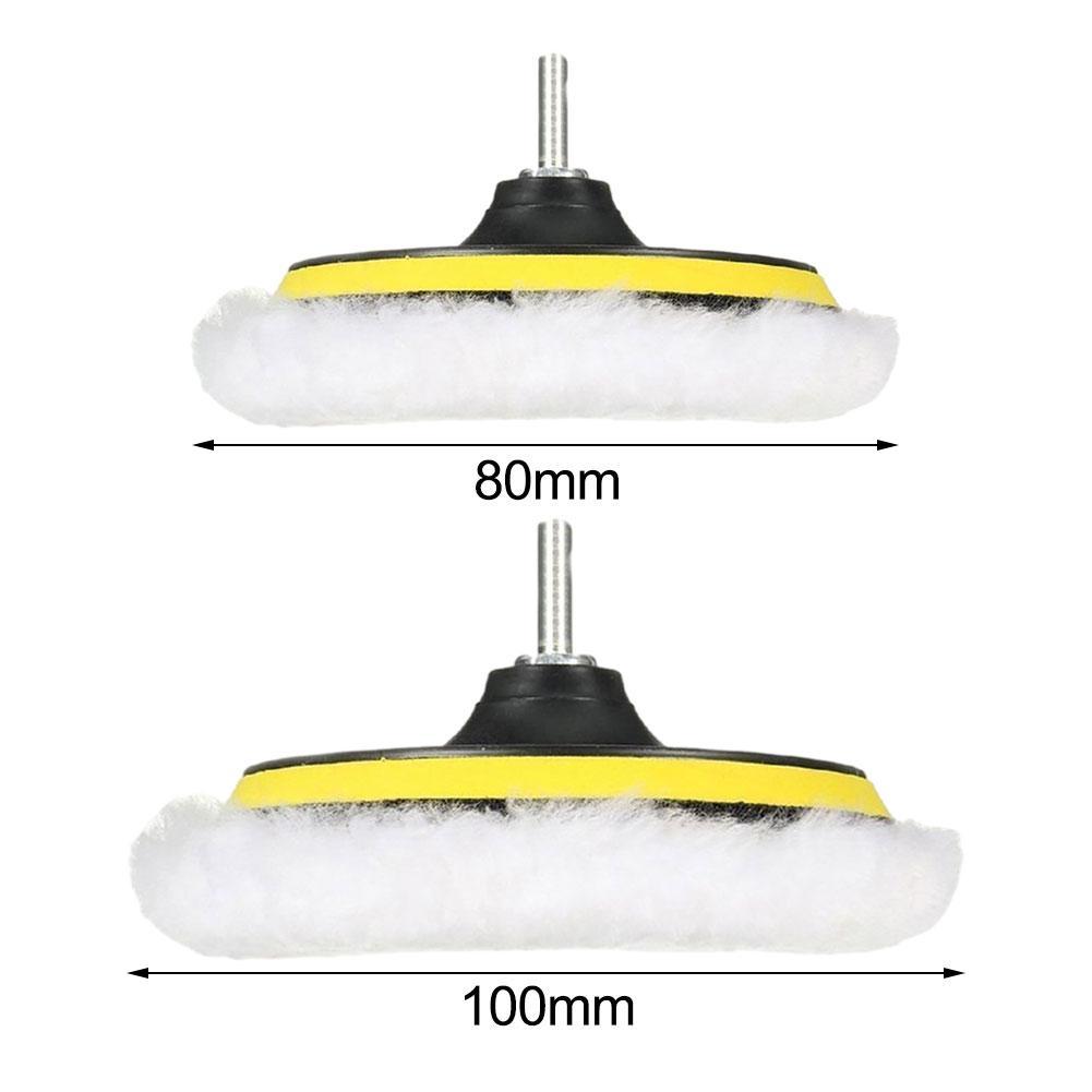 Universal Car Polish Pad 3/4inch For M10/M14 Soft Wool Machine Waxing Polisher Car Body Polishing Discs Cleaning Accessories - ToolFlx