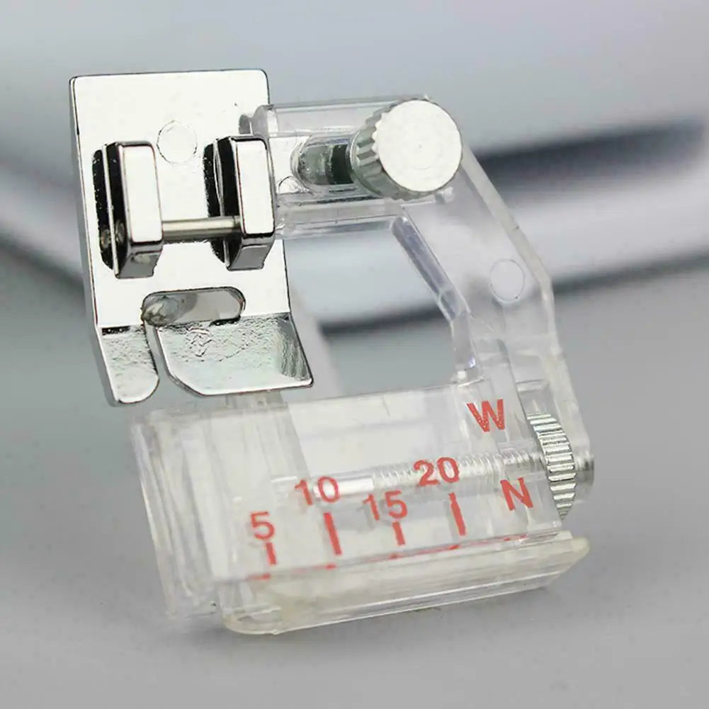 Adjustable Bias Tape Binding Foot Snap On Presser Foot 6290  For Brother and Most of Low Shank Sewing Machine Accessories