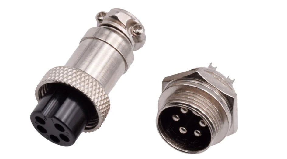 YIDI 5/10Set GX12 GX16 GX20 2 3 4 5 6 7 8 9 10 12 14 15 Pin Male Female Lc Cable Aviator Aviation Circular Connector Plug Socket