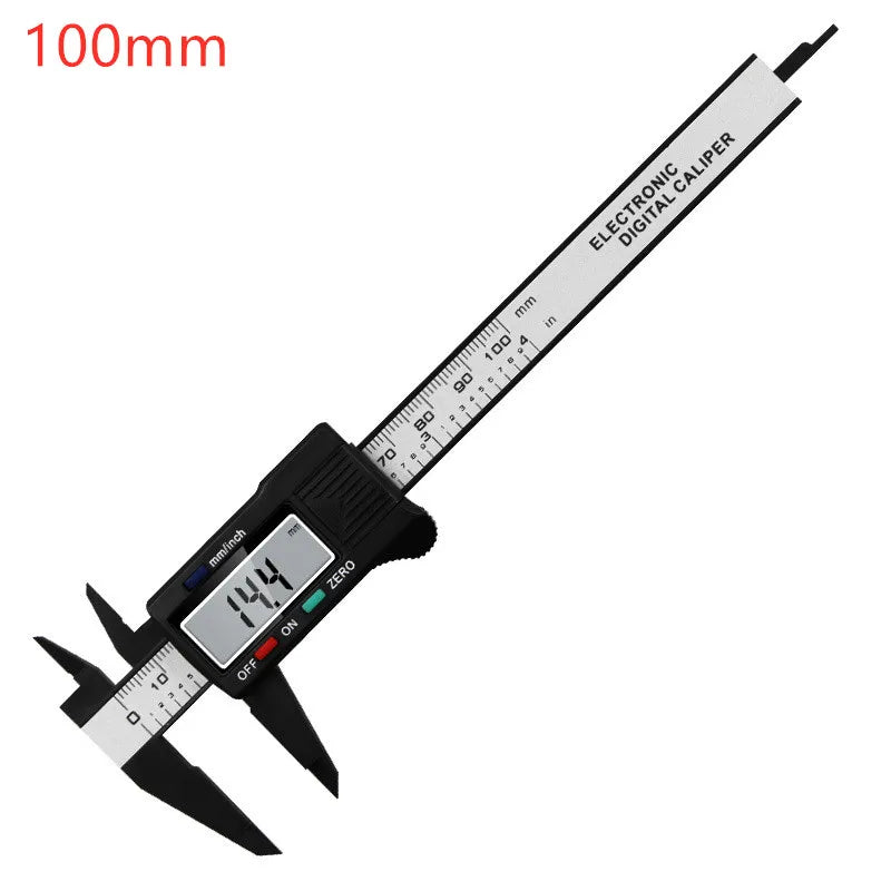 150mm 100mm Electronic Digital Caliper Carbon Fiber Dial Vernier Caliper Gauge Micrometer Measuring Tool Digital Ruler