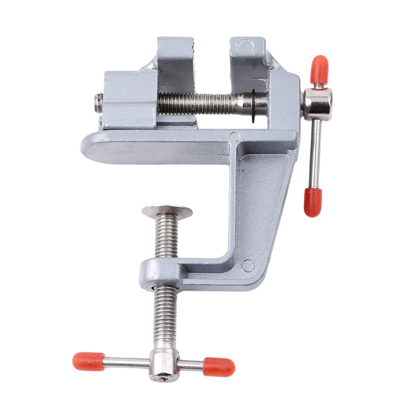 3.5" Aluminum Miniature Small Jewelers Hobby Clamp On Table Bench Vise Mini Tool Vice