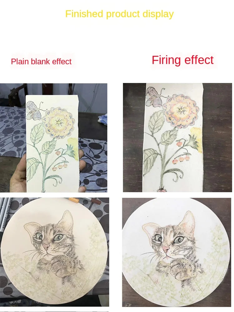 Ceramic art under-glaze color pencil DIY painting color painting element tool hand-painted glaze powder pen