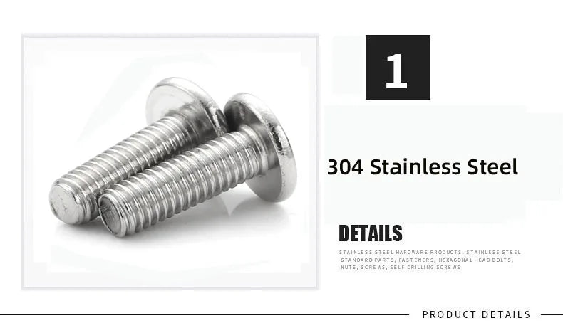 304 Stainless Steel  Inner Hex Screws Flat Bevel Hexagon Socket Machine Screw  Bolt Fastening Nail  M4 M5 M6 M8 M10