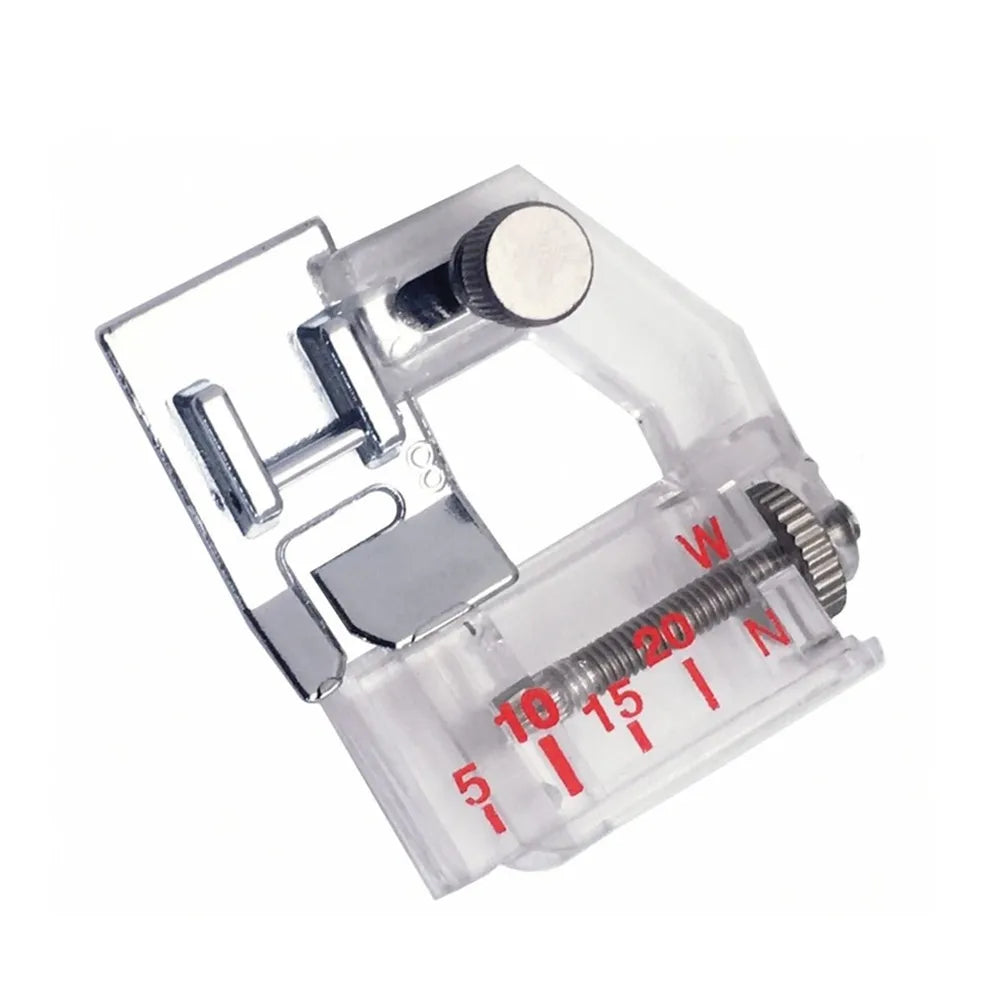 Adjustable Bias Tape Binding Foot Snap On Presser Foot 6290  For Brother and Most of Low Shank Sewing Machine Accessories