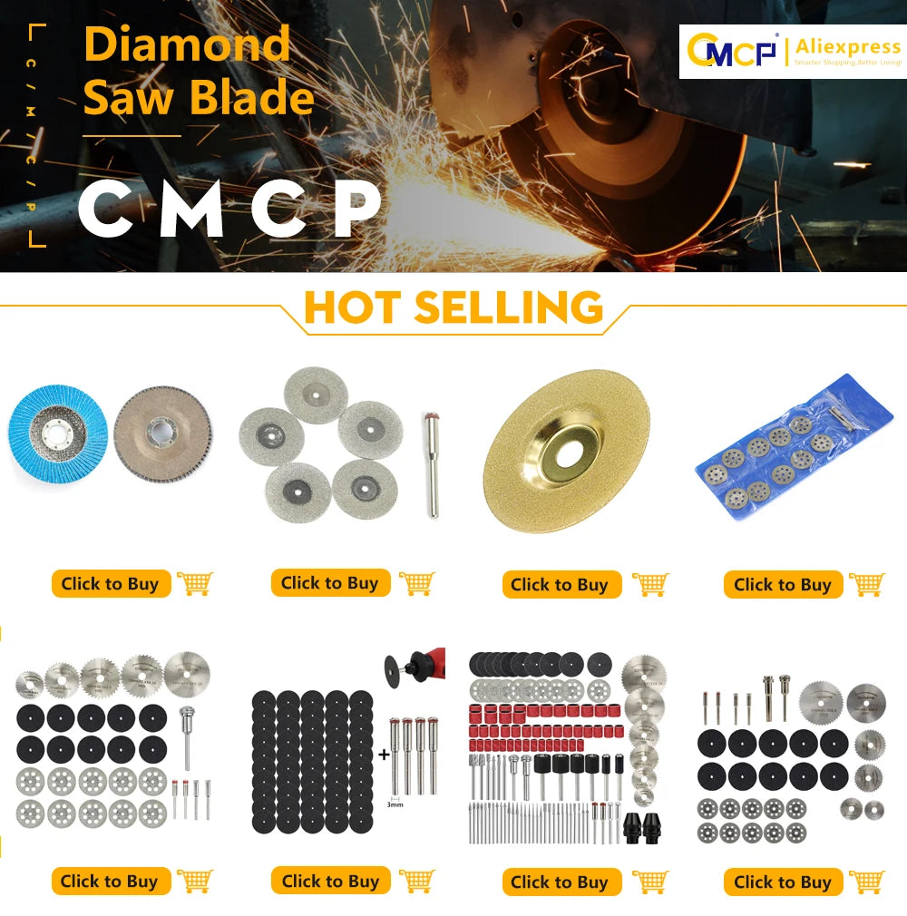 CMCP HSS Cutting Discs HSS Mini Circular Saw Blade Metal Cutting Disc For Dremel Mini Drill Bit Rotary Tool Accessories