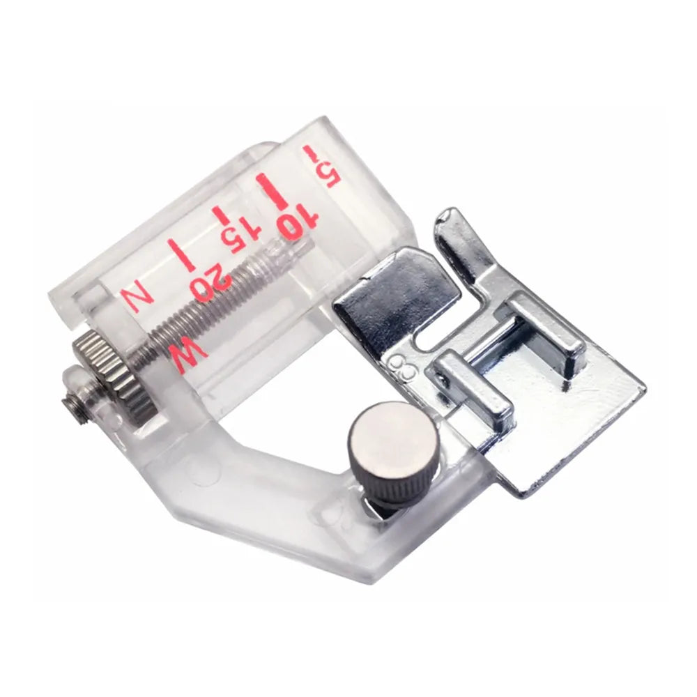 Adjustable Bias Tape Binding Foot Snap On Presser Foot 6290  For Brother and Most of Low Shank Sewing Machine Accessories