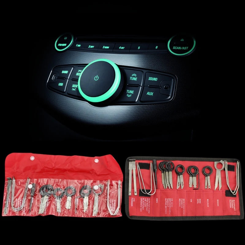 2024 New 20 Pcs Car Speaker Disassembly Tool Set Auto Stereo Removal Radio Keys Remove