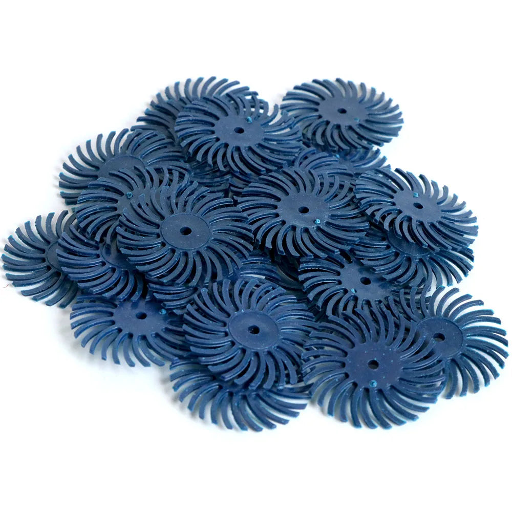 1Inch Radial Bristle Disc Kit Abrasive Brush 1/8" 3 2.35mm Shank Detail Polishing Wheel for Dremel Rotary Tool Accessories