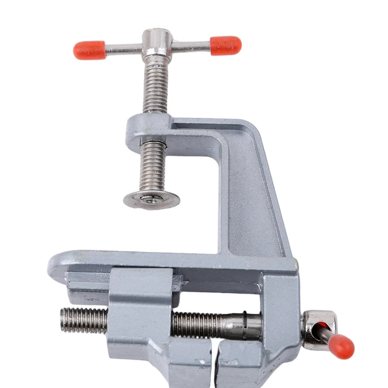 3.5" Aluminum Miniature Small Jewelers Hobby Clamp On Table Bench Vise Mini Tool Vice