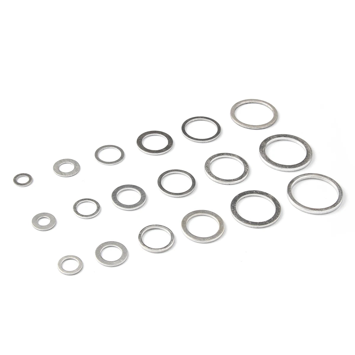 200/320/360/450/540pcs Box Set Washer Automotive Metric Oil Drain Plug Gaskets Aluminum Flat Washer Combination Fasteners Kit - ToolFlx