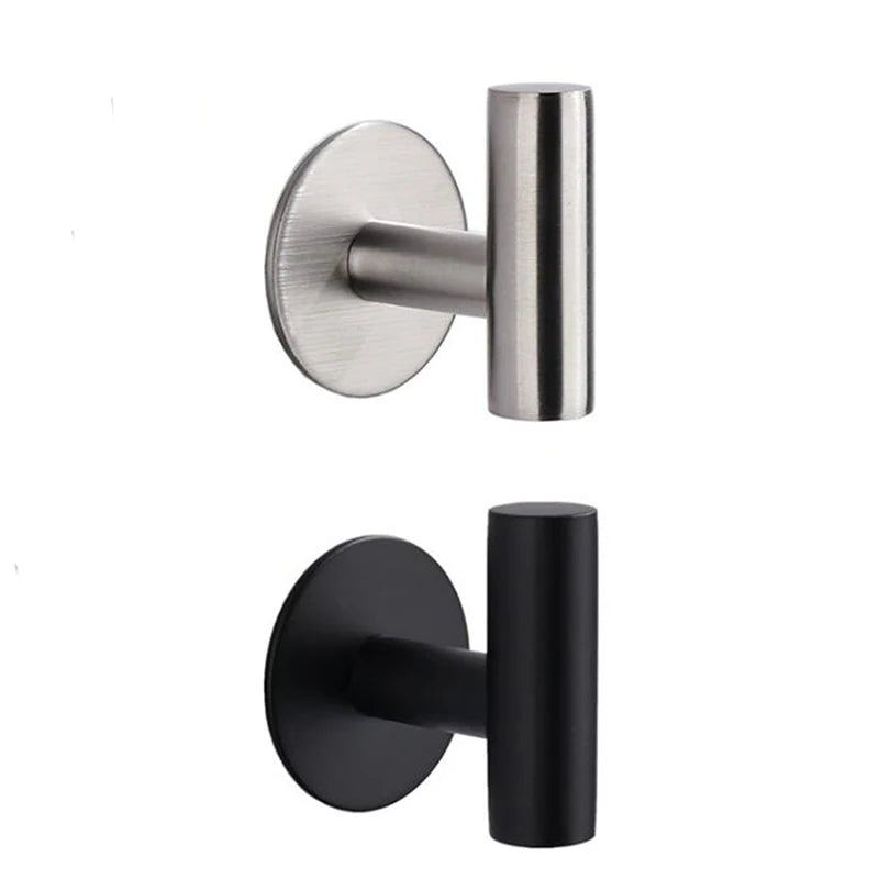 1Pcs Stainless Steel Silver Bathroom Hardware Set Towel Rack Toilet Paper Holder Towel Bar Hook Bathroom Accessories