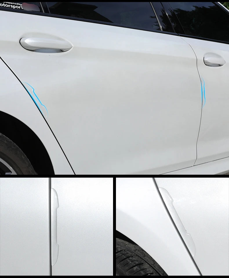 Car Door Transparent Anti-collision Protector Bar Stickers Rearew View Mirror Cover Protection StripSide Edge Protection Guards