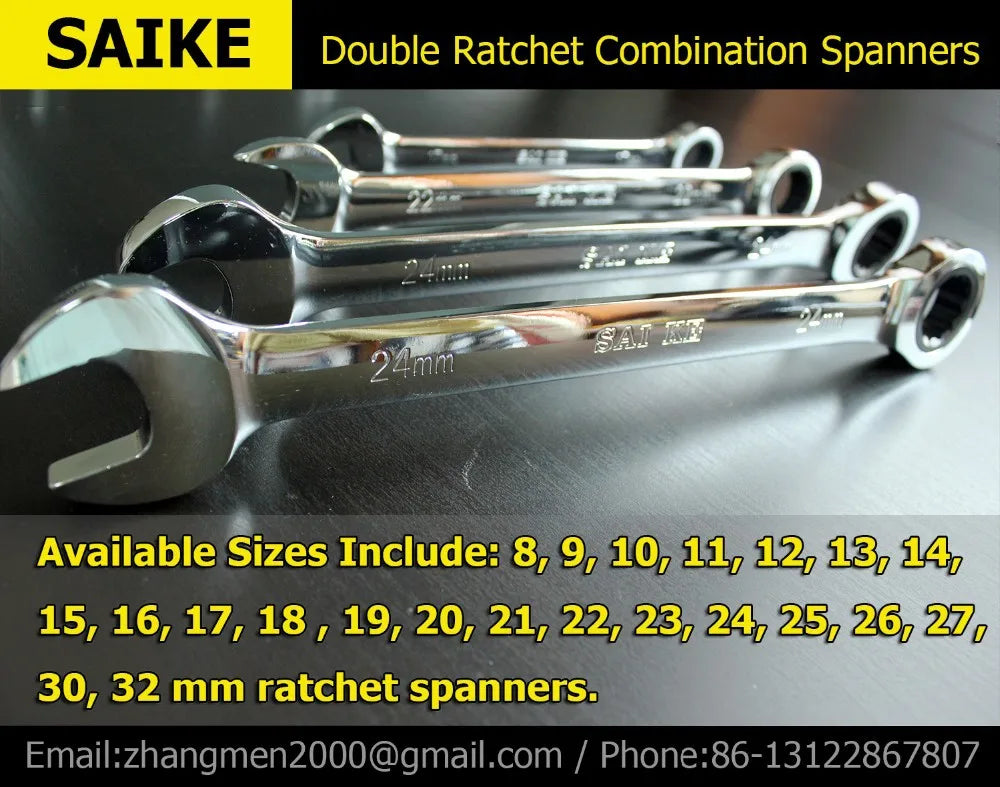 Ratchet Metric Wrenches Torque Universal Spanners for Car Repair Hand Tools