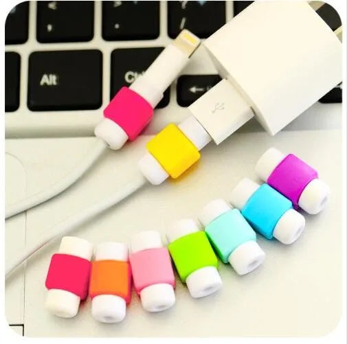 10cm Cable Protector Heat Shrink Tube Organizer Cord Management Cover For Android iPhone 5 5s 6 6s 7 7p 8 8p xs Earphone MP3 USB