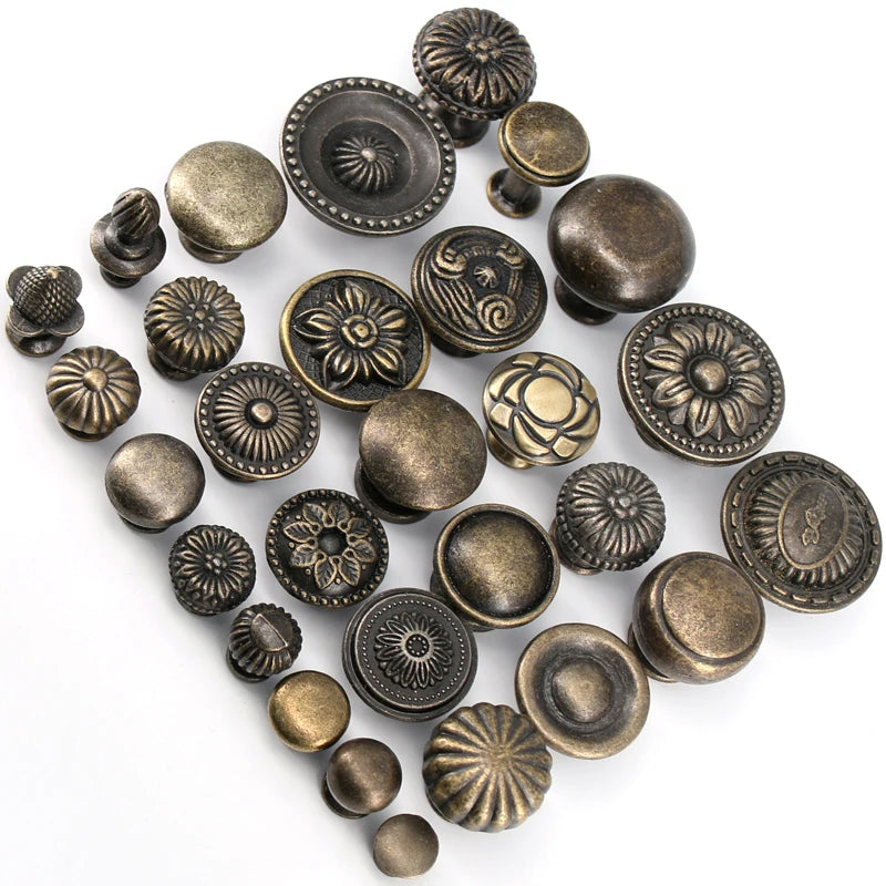 1x  Antique Bronze kitchen cabinet drawer knobs dresser cupboard wardrobe furniture Pulls Handle Wooden Box Jewelry Box knobs