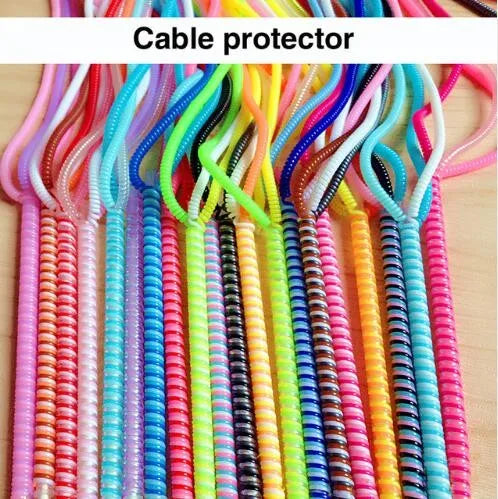 10cm Cable Protector Heat Shrink Tube Organizer Cord Management Cover For Android iPhone 5 5s 6 6s 7 7p 8 8p xs Earphone MP3 USB