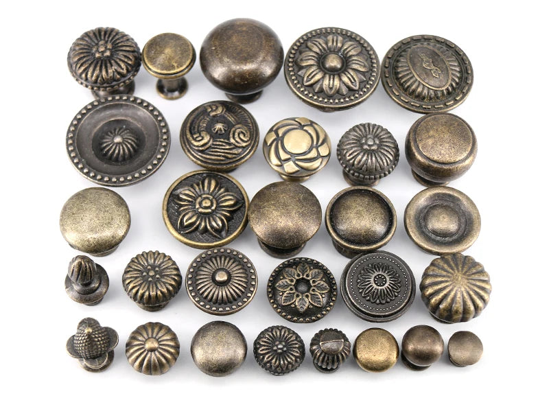 1x  Antique Bronze kitchen cabinet drawer knobs dresser cupboard wardrobe furniture Pulls Handle Wooden Box Jewelry Box knobs