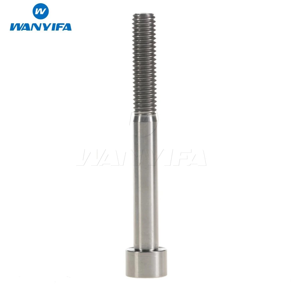 Wanyifa Titanium Ti Bolts M6 x 10 15 16 18 20 25 30 35 40 45 50 55 60 65mm Screw for Bicycle Headset Brake