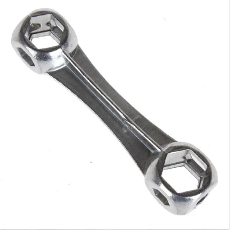 Bone Wrench Multipurpose Wrench Hexagon Sleeve Tool 10 in 1 Mini Pocket Size Portable Repair Bicycle Riding Sleeve Hand Tool