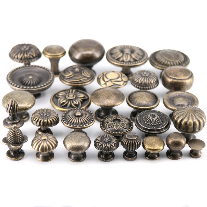 1x  Antique Bronze kitchen cabinet drawer knobs dresser cupboard wardrobe furniture Pulls Handle Wooden Box Jewelry Box knobs