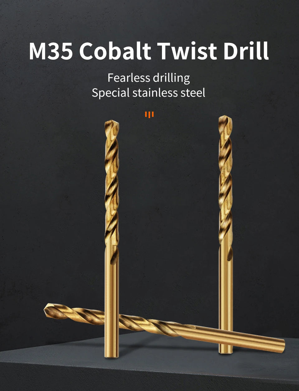 Cobalt High Speed Steel Twist Drill Bit M35 Stainless Steel Tool Set Of Drills Accessories For Metal Stainless Steel Drilling