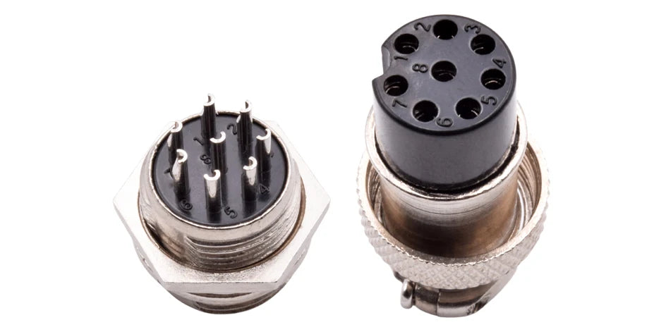 YIDI 5/10Set GX12 GX16 GX20 2 3 4 5 6 7 8 9 10 12 14 15 Pin Male Female Lc Cable Aviator Aviation Circular Connector Plug Socket