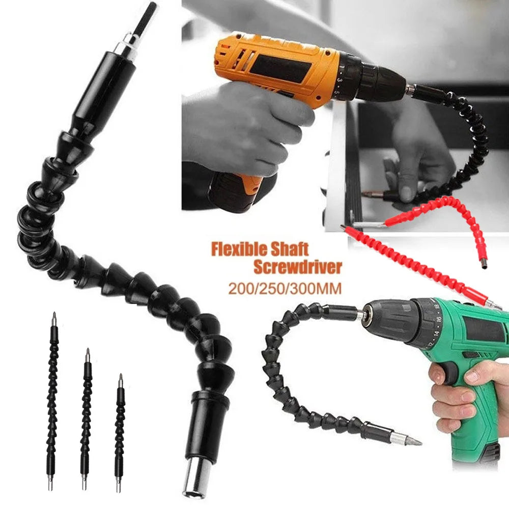 Electric Drill Screwdriver Bit Multifunctional Universal Snake flexible Hose Cardan Shaft Connection Soft Extension Rod Link