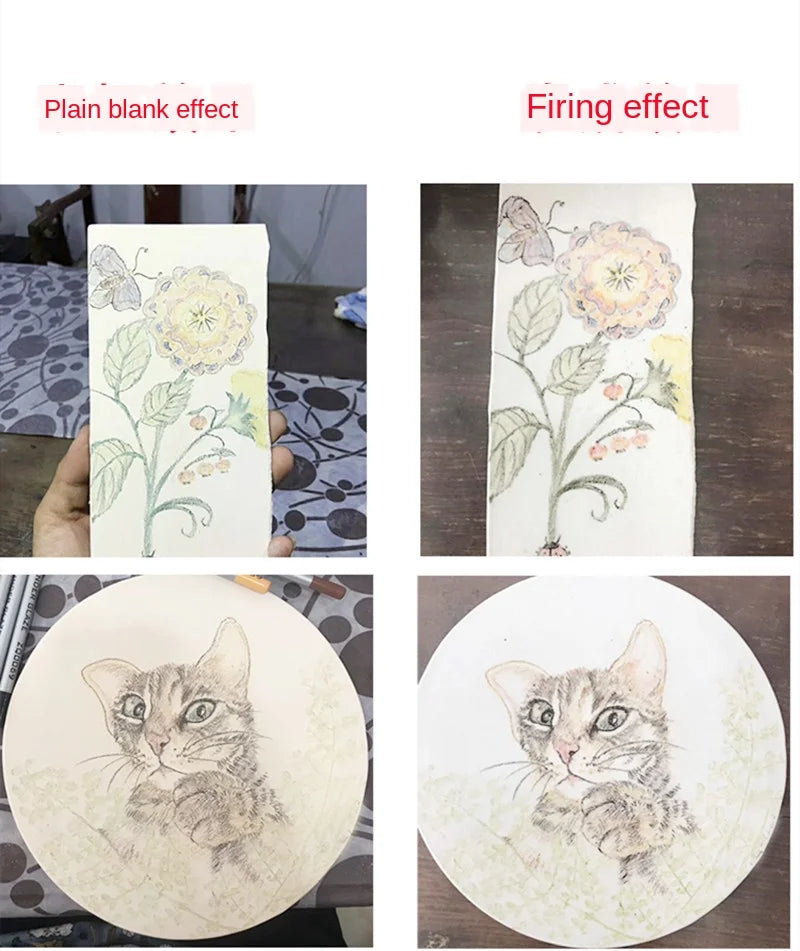 Ceramic art under-glaze color pencil DIY painting color painting element tool hand-painted glaze powder pen