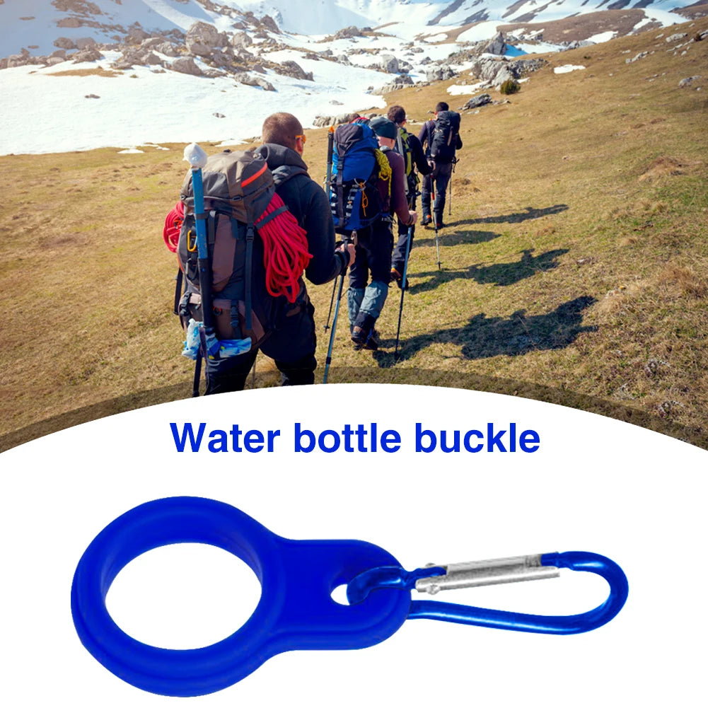 Wasserkocher Hängeschnalle Karabiner Silikon Sport Wasserflaschenhalter Outdoor Camp Camping Tragbare Outdoor-Elemente 