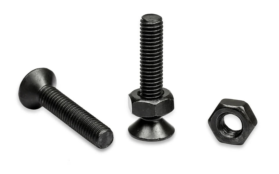 NINDEJIN hex hexagon socket countersunk head screw kit m2 m2.5 m3 m4 m5 m6 carbon steel flat head bolt and nut screw set