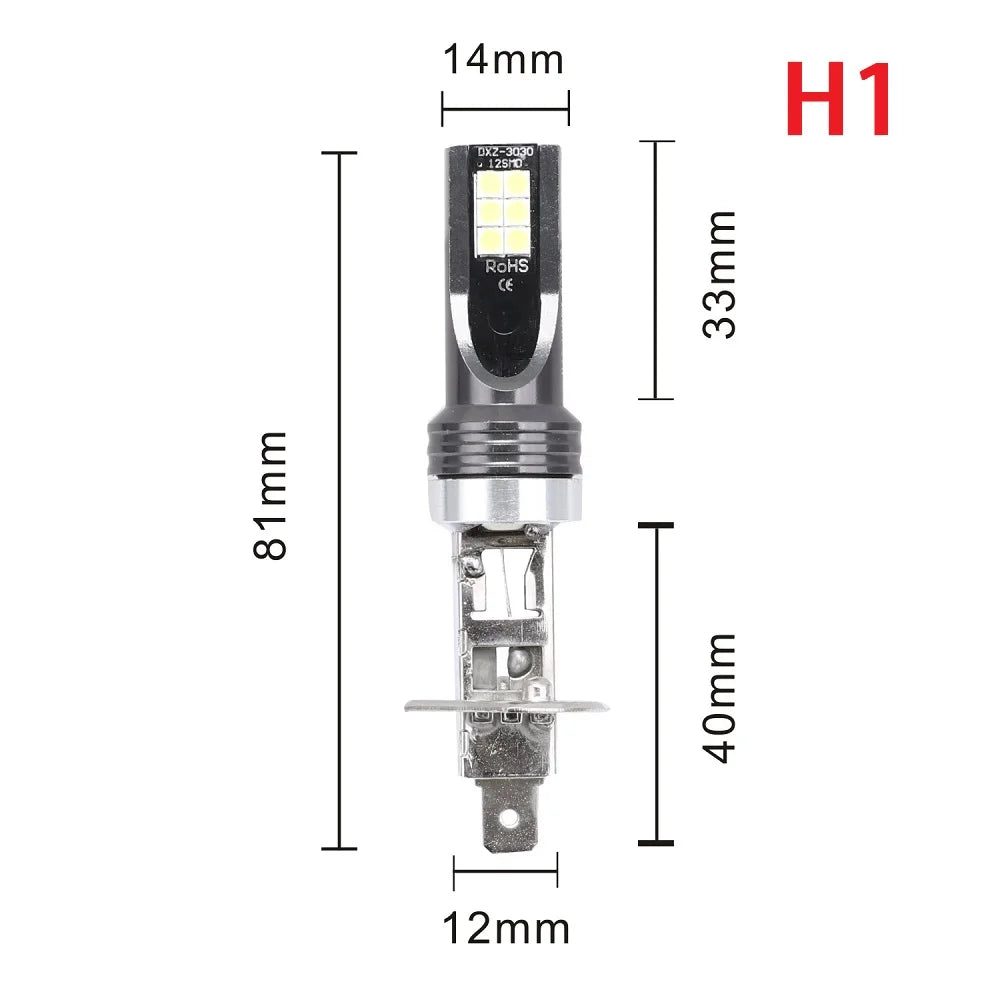 2 Stücke H8 H11 Led-lampe H16 JP 9005 HB3 9006 HB4 Led-lampe Super Helle Auto Nebelscheinwerfer Tagfahrlicht 12V 24V 6000K Weiß 