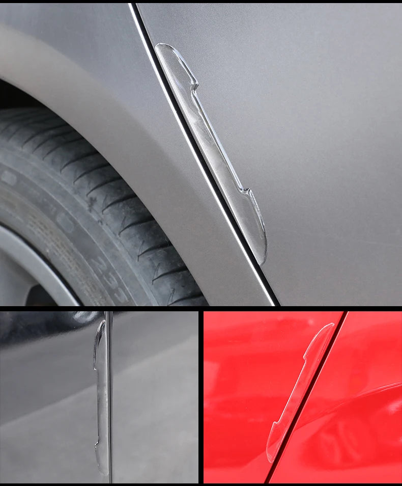 Car Door Transparent Anti-collision Protector Bar Stickers Rearew View Mirror Cover Protection StripSide Edge Protection Guards