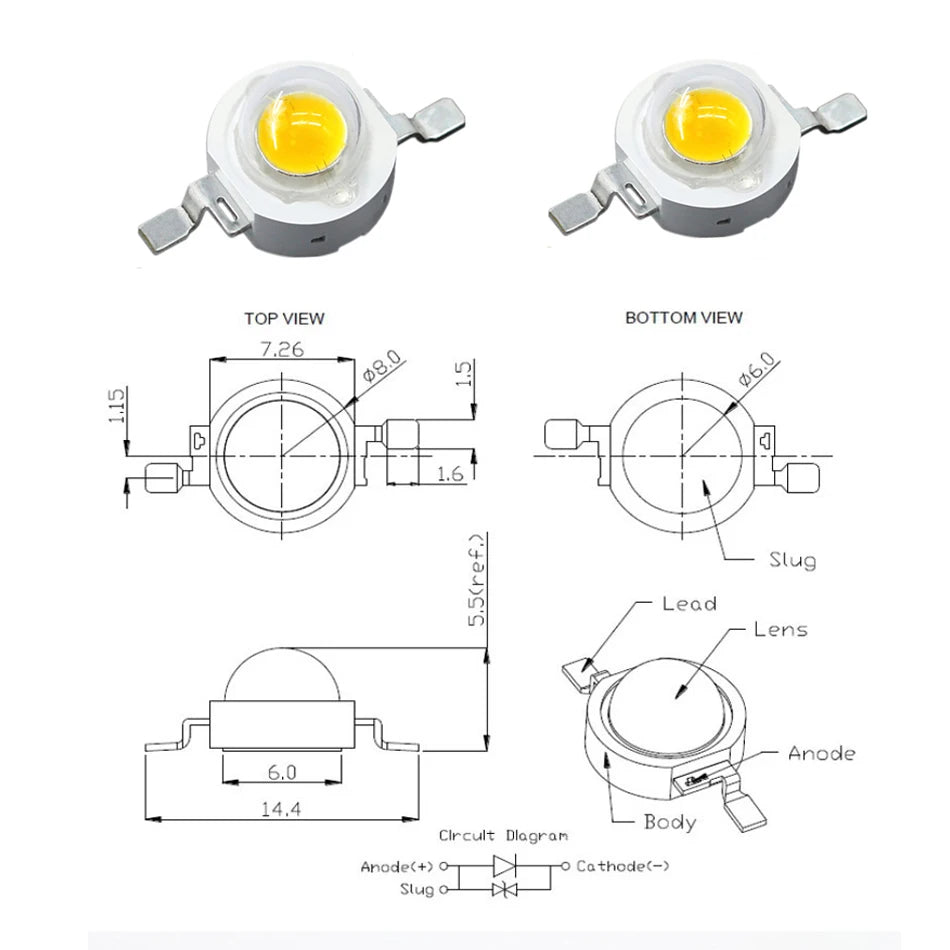 10 stücke 1W 3W High Power warm weiß/cool white/natural weiß/rot/grün/blau/royal blau IR LED mit 20mm stern pcb 